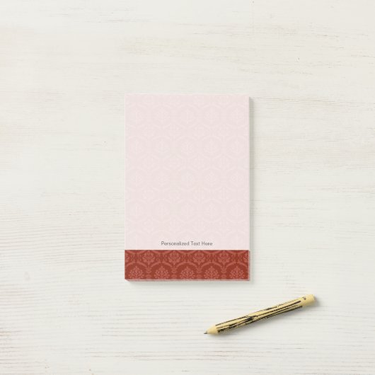 Damasbehang 3 post-it® notes (Op bureau)