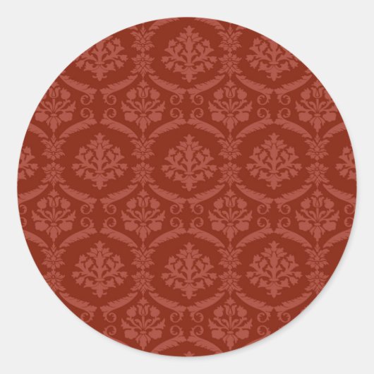 Damasbehang 3 ronde sticker (Voorkant)