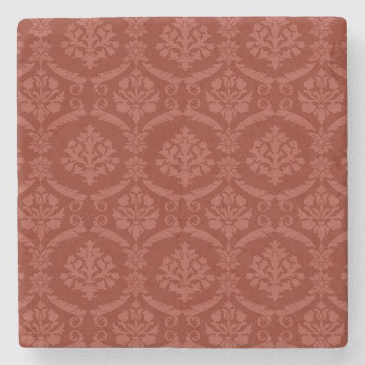 Damasbehang 3 stenen onderzetter (Voorkant)