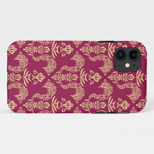 Damasbehang 4 Case-Mate iPhone case (Achterkant (horizontaal))