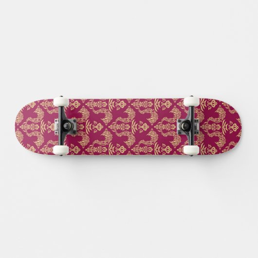 Damasbehang 4 persoonlijk skateboard (Horizontaal)
