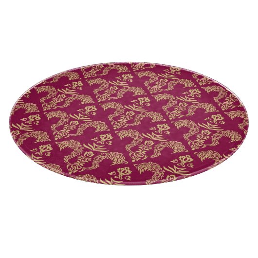 Damasbehang 4 snijplank (Hoek)