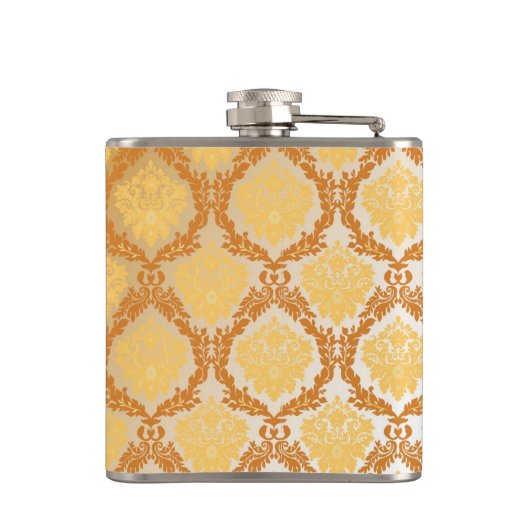 Damasbehang 5 heupfles (Achterkant)