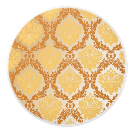 Damasbehang 5 keramische knop (Voorkant)