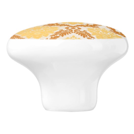 Damasbehang 5 keramische knop (Zijkant)