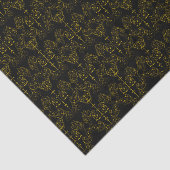  Damasbehangselpapier - goud + je achtergrond. Tissuepapier (Detail)