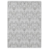  Damasbehangselpapier - zwart + je achtergrond. Klembord (Achterkant)