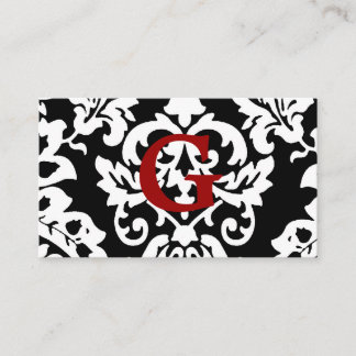 Damasbehuizing of -Visitekaartje Informatiekaartje