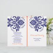 Damasblauw, koraaltrouwprogramma (Staand voorkant)