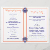 Damasblauw, koraaltrouwprogramma (Achterkant)