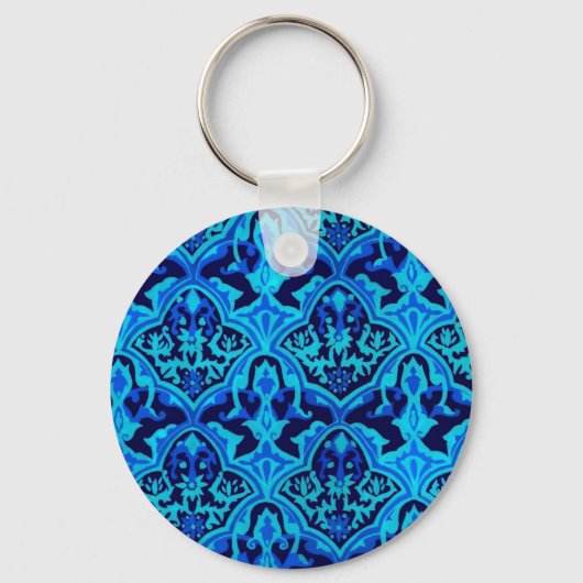 Damasblauw Sleutelhanger (Voorkant)