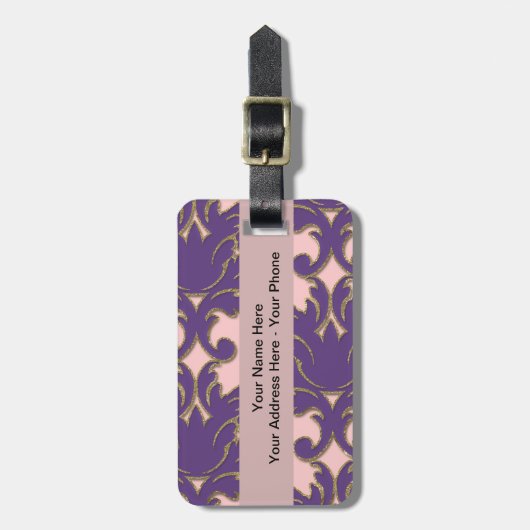 Damascus Art-bagage-Labels Bagagelabel (Voorkant verticaal)