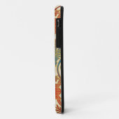 Damascus Contour Wallpaper - blauw vioolrood Case-Mate iPhone Case (Achterkant/links)