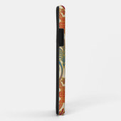 Damascus Contour Wallpaper - blauw vioolrood Case-Mate iPhone Case (Achterkant/rechts)