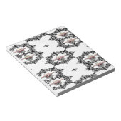 Damascus en schedel notitieblok (Schuin)