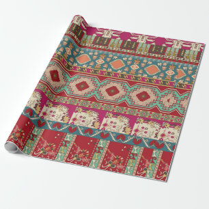 Damascus, floreel en geometrisch met kleurrijke pa cadeaupapier
