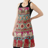 Damascus, floreel en geometrisch met kleurrijke pa schort (Insitu)