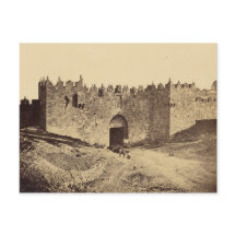 Damascus Gate, Jerusalem  1857 foto