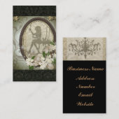  Damascus Glamoureus Diva visitekaartje ontwerp (Voorkant / Achterkant)