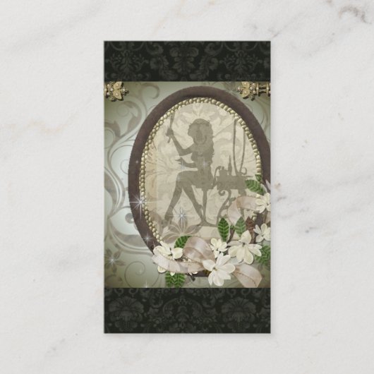  Damascus Glamoureus Diva visitekaartje ontwerp (Voorkant)