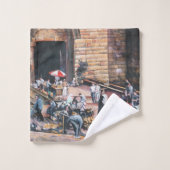 Damascus Golden Gate, Old Jerusalem Bad Handdoek (Wasdoekje)