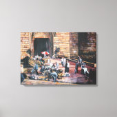 Damascus Golden Gate, Old Jerusalem Canvas Afdruk (Voorkant)