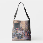 Damascus Golden Gate, Old Jerusalem Crossbody Tas (Achterkant)