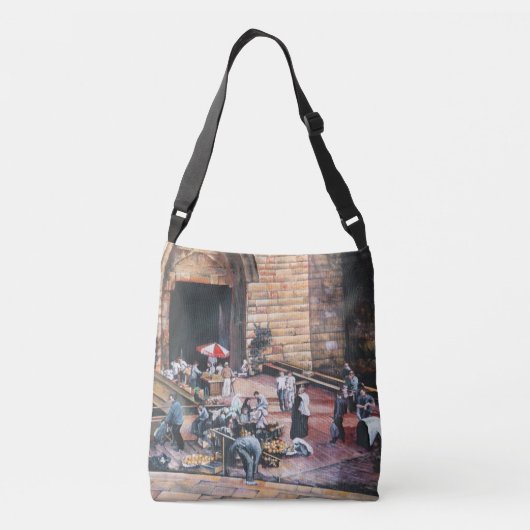 Damascus Golden Gate, Old Jerusalem Crossbody Tas (Achterkant)