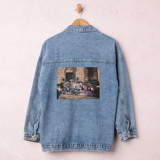 Damascus Golden Gate, Old Jerusalem Denim Jacket (Hangar)