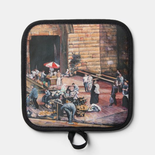 Damascus Golden Gate, Old Jerusalem Pannenlap (Voorkant)