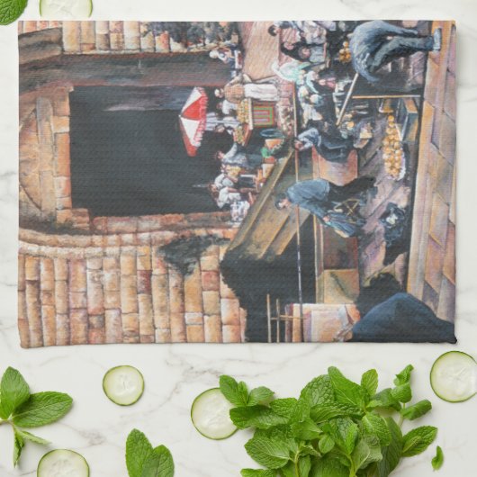 Damascus Golden Gate, Old Jerusalem Theedoek (Gevouwen)