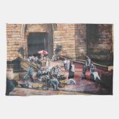 Damascus Golden Gate, Old Jerusalem Theedoek (Horizontaal)