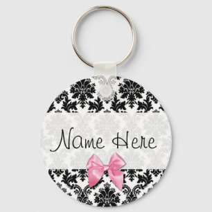 Damascus met boogsleutelhanger sleutelhanger