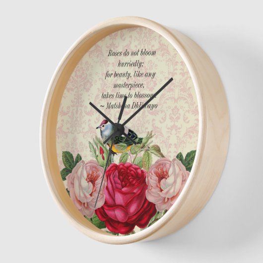 Damascus met roze roze rozenwand (Hoek)