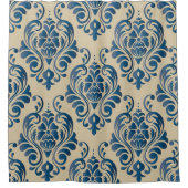 Damascus naadloos patroon van florale ornament douchegordijn (Voorkant)