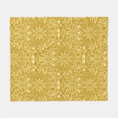 Damascus naadloze patroon herhalende achtergrond.  fleece deken (Voorkant (Horizontaal))