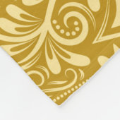 Damascus naadloze patroon herhalende achtergrond.  fleece deken (Hoek)