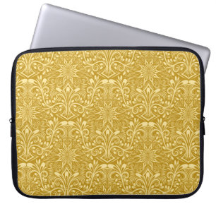 Damascus naadloze patroon herhalende achtergrond. laptop sleeve