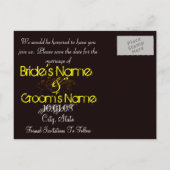 Damascus Sla de datum op waarop uw foto's de lette Aankondigingskaart (Achterkant)