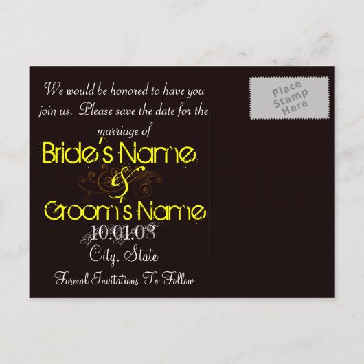 Damascus Sla de datum op waarop uw foto's de lette Aankondigingskaart (Achterkant)