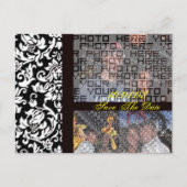 Damascus Sla de datum op waarop uw foto's de lette Aankondigingskaart (Voorkant)