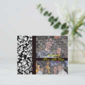 Damascus Sla de datum op waarop uw foto's de lette Aankondigingskaart (Staand voorkant)