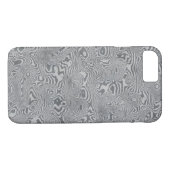 Damascus steel geweldige gesmeed lemmet, metaal i Case-Mate iPhone case (Achterkant (Horizontaal))