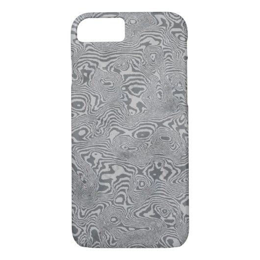 Damascus steel geweldige gesmeed lemmet, metaal i Case-Mate iPhone case (Achterkant)