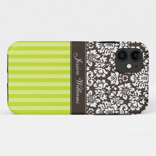 Damascus & Stripes Case-Mate iPhone Case (Achterkant (horizontaal))