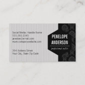 Damascus & Stripes Visitekaartje (Achterkant)