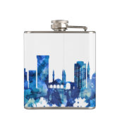 Damascus Syria Skyline Blue Heupfles (Achterkant)