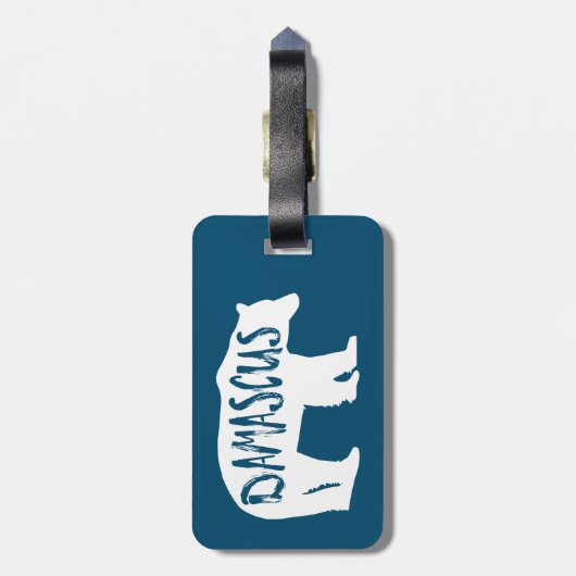 Damascus Virginia Beer Bagagelabel (Achterkant verticaal)