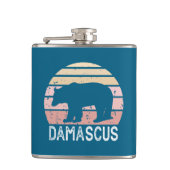 Damascus Virginia Retro Beer Heupfles (Voorkant)