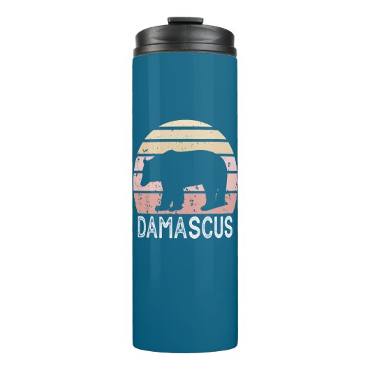 Damascus Virginia Retro Beer Thermosbeker (Voorkant)